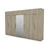 Szafa 360x220 cm z lustrem sonoma jasna – Sorelo