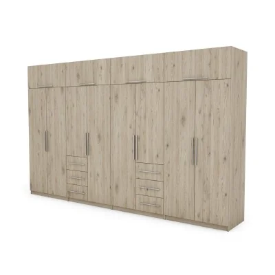 Szafa 360x220 cm dąb bordeaux – Sorelo | eMeblast
