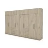 Szafa 360x220 cm dąb bordeaux – Sorelo