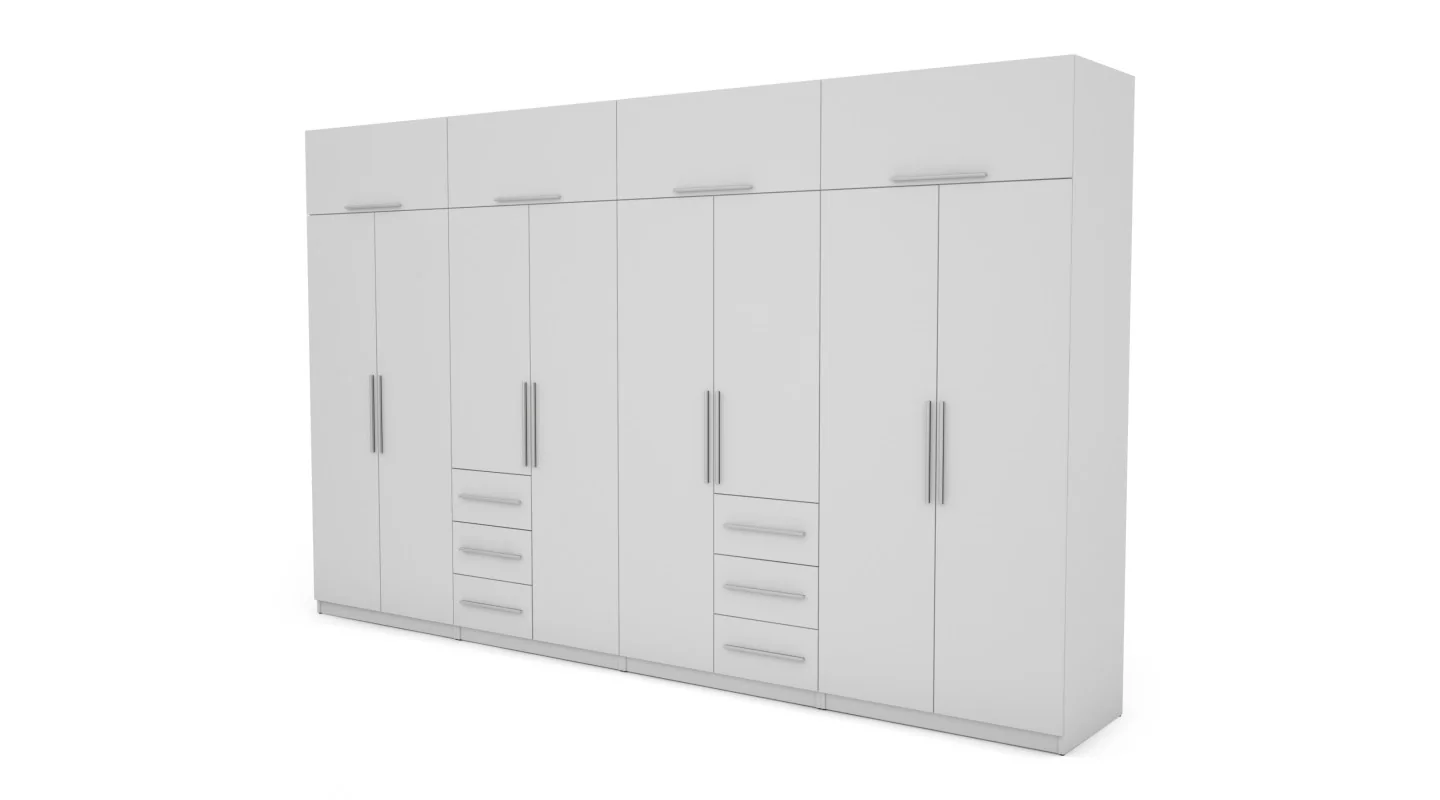 Szafa 360x220 cm biel – Sorelo | eMeblast