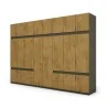 Szafa 340x240 cm grafit dąb lancelot – Maxora