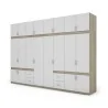 Szafa 340x240 cm sonoma jasna biel – Maxora