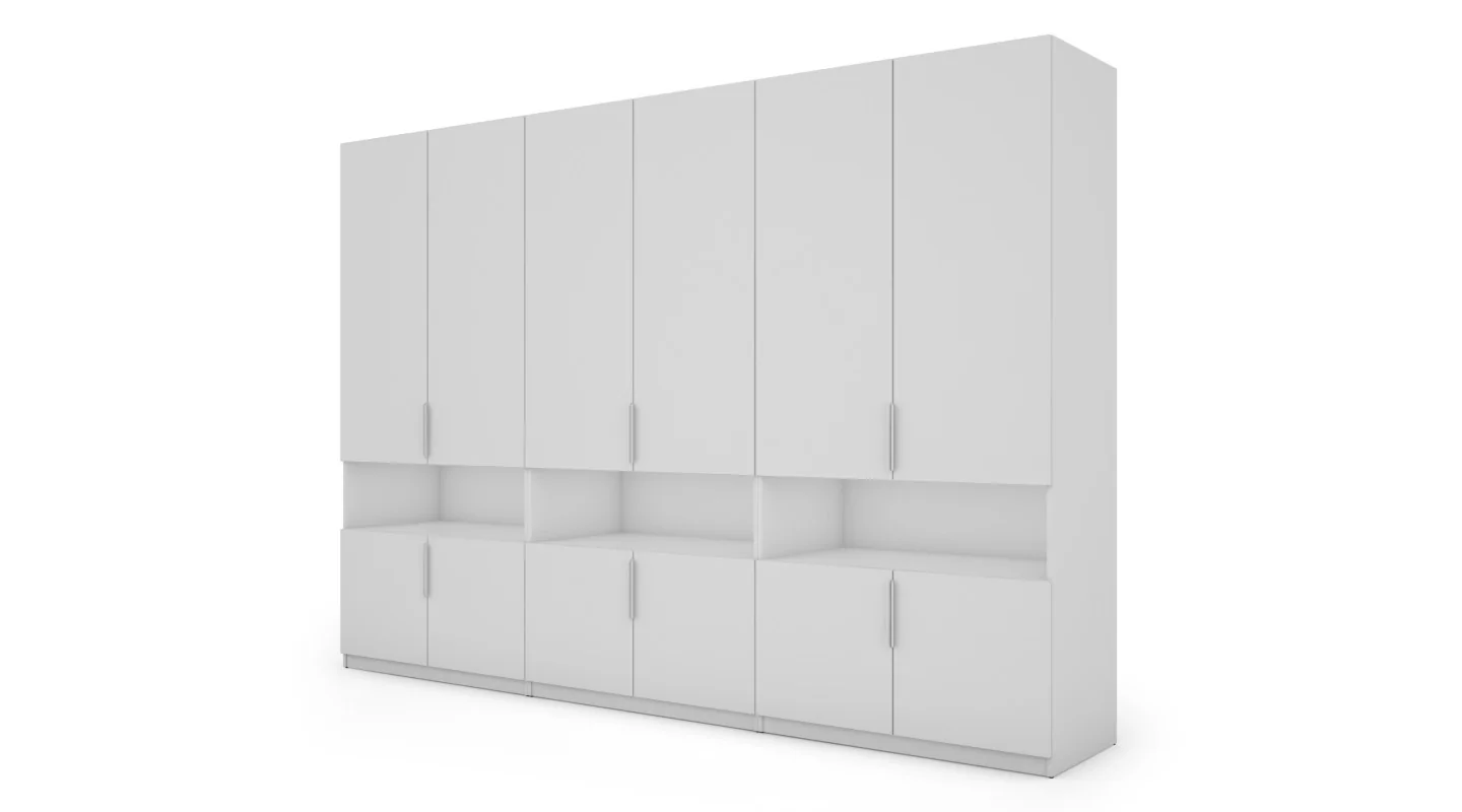 Szafa 330x230 cm biała – Expono | eMeblast