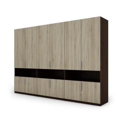 Szafa 330x230 cm sonoma jasna ciemna – Expono | eMeblast