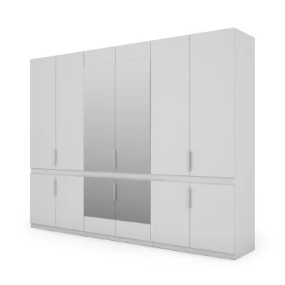 Szafa 310x240 cm biała lustro – Ordinex | eMeblast