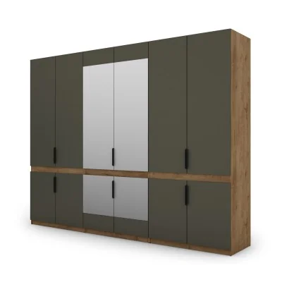 Szafa 310x240 cm dąb lefkas grafit lustro – Ordinex | eMeblast