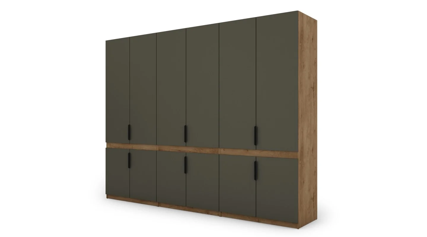 Szafa 310x240 cm dąb lefkas grafit – Ordinex | eMeblast Szafa 310x240 cm dąb lefkas grafit – Ordinex | eMeblast