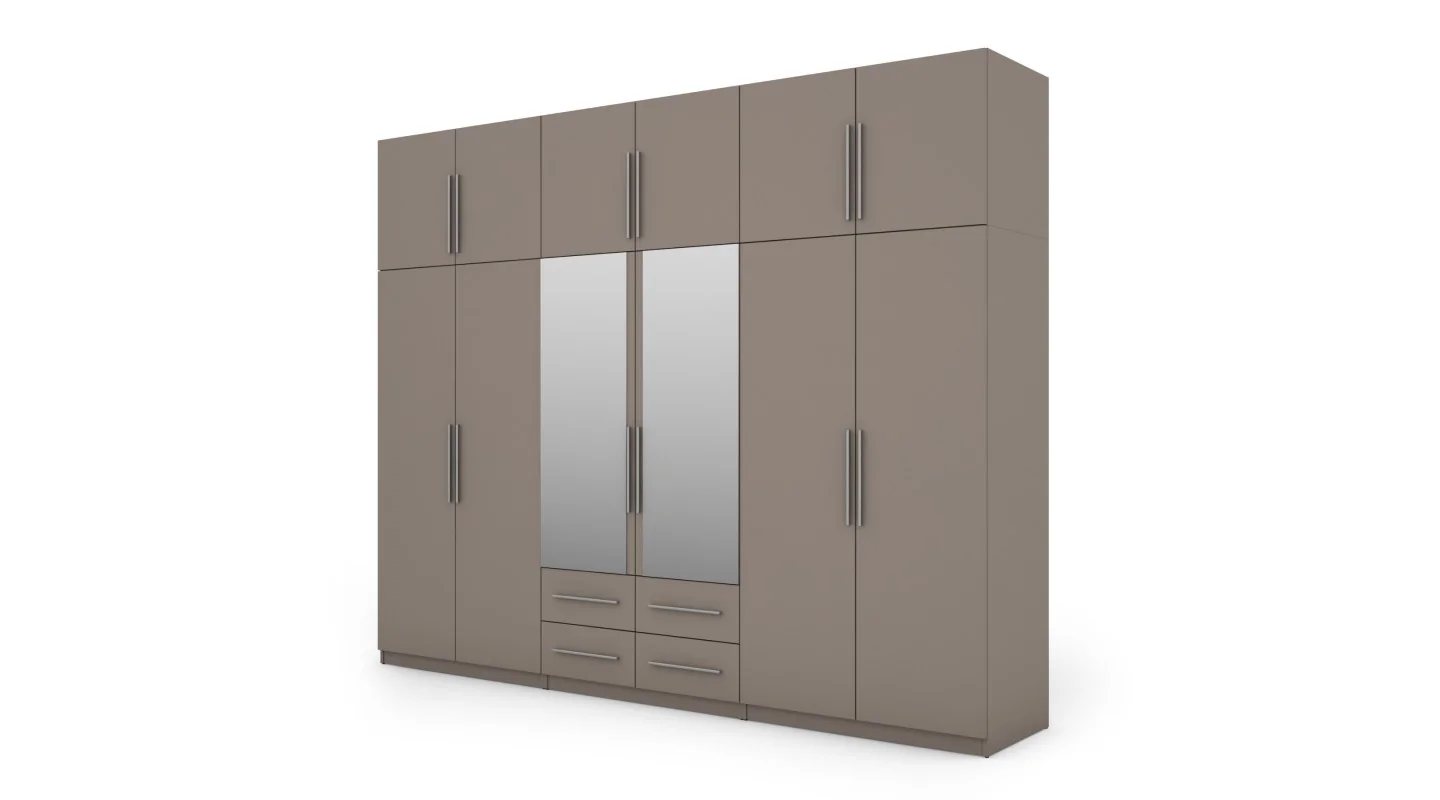 Szafa 300x240 cm sepia lustro – Alturo | eMeblast