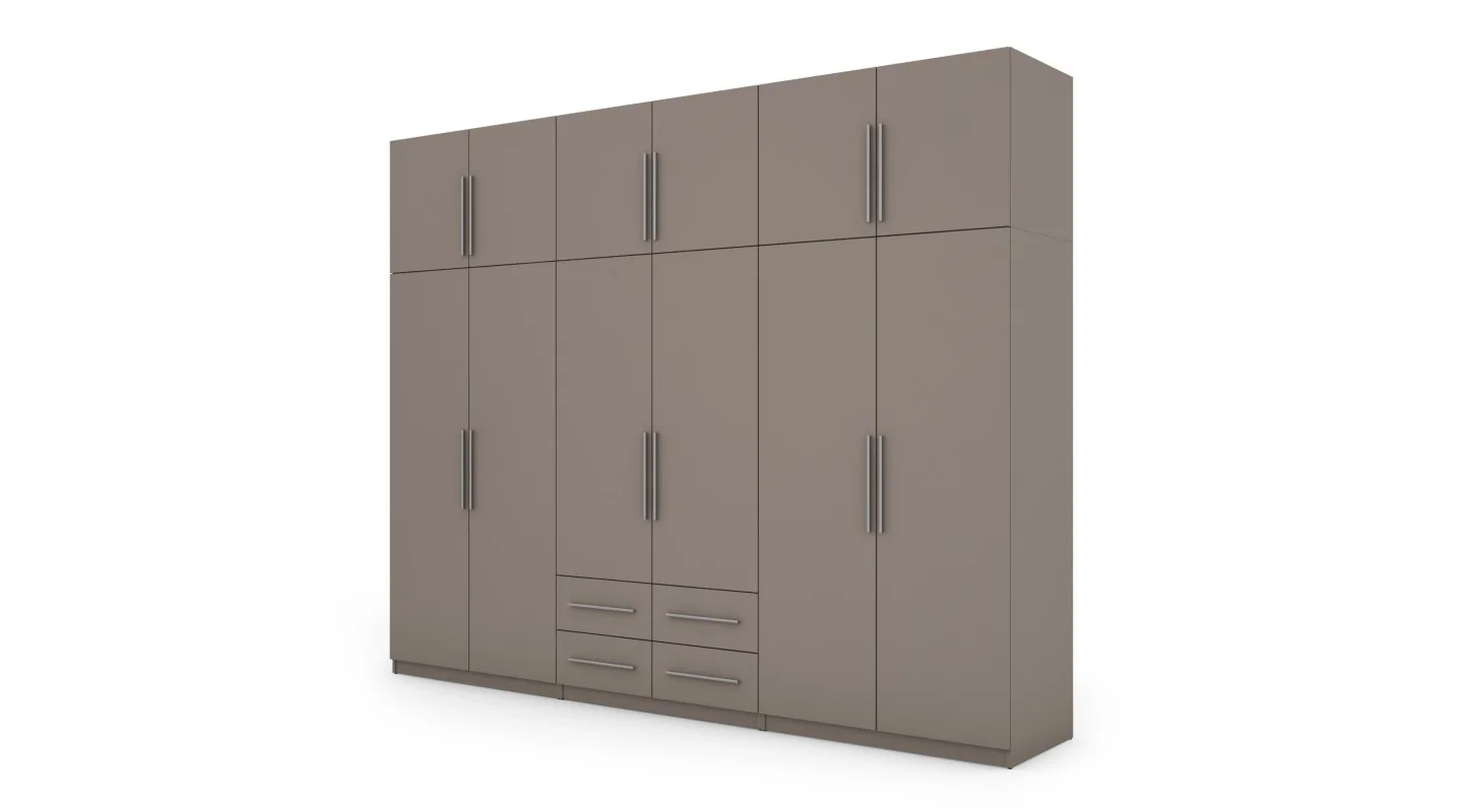 Szafa 300x240 cm sepia – Alturo | eMeblast Szafa 300x240 cm sepia – Alturo | eMeblast