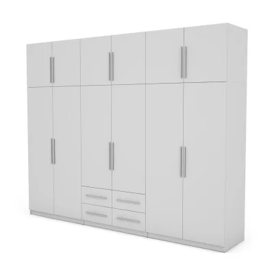 Szafa 300x240 cm biała – Alturo | eMeblast