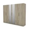 Szafa 280x220 cm z lustrem sonoma jasna – Hedron