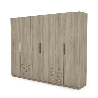 Szafa 280x220 cm sonoma jasna – Hedron | eMeblast