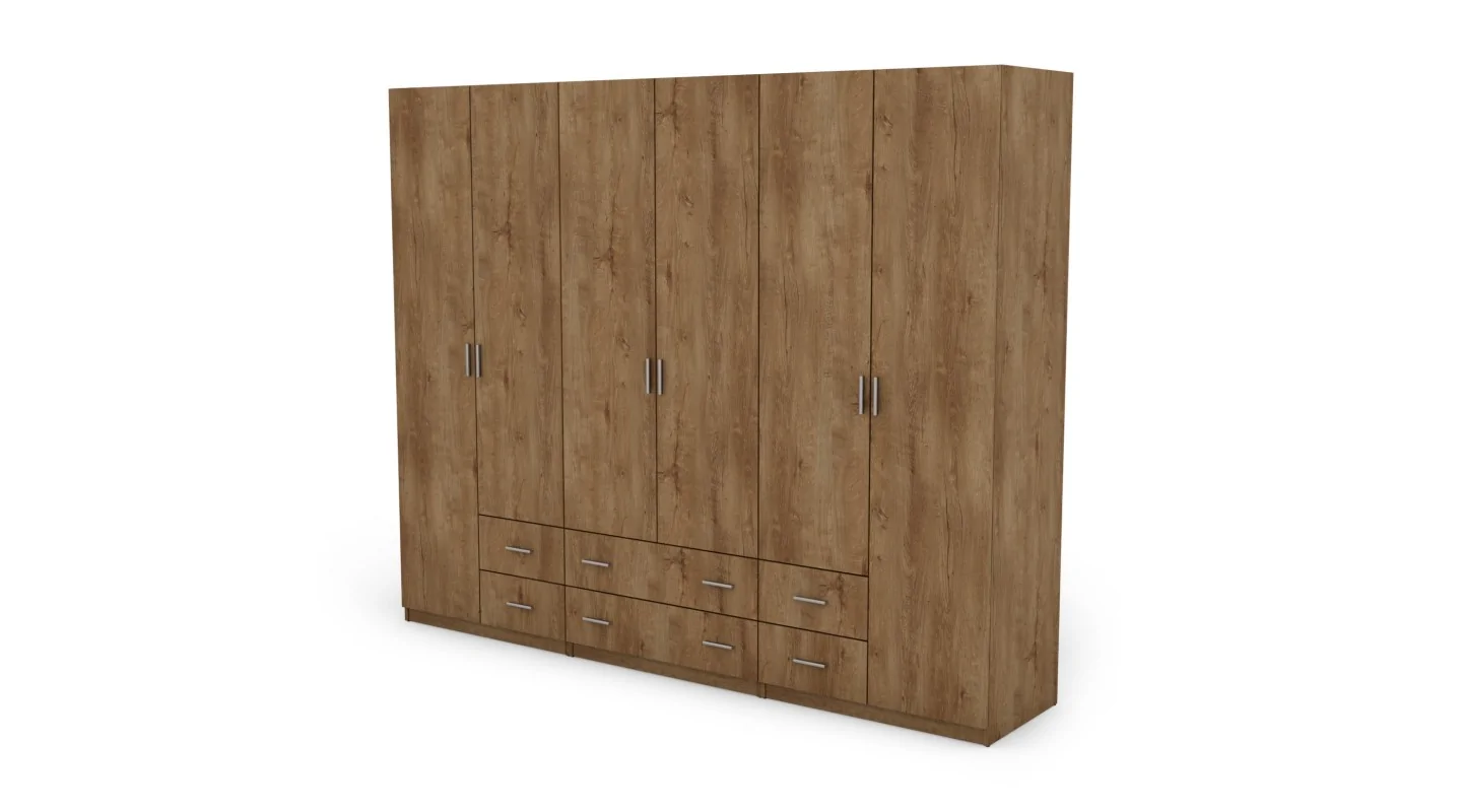 Szafa 270x220 cm dąb lefkas – Dorsen | eMeblast Szafa 270x220 cm dąb lefkas – Dorsen | eMeblast