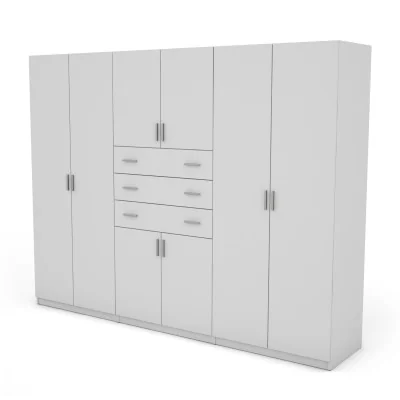 Szafa 270x210 cm biała – Vireon | eMeblast