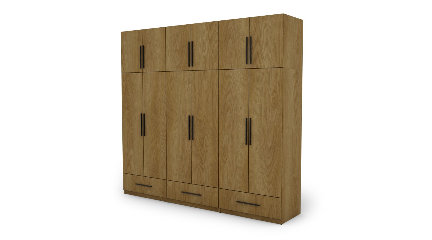 Szafa 260x240 cm dąb karmel – Altivar | eMeblast