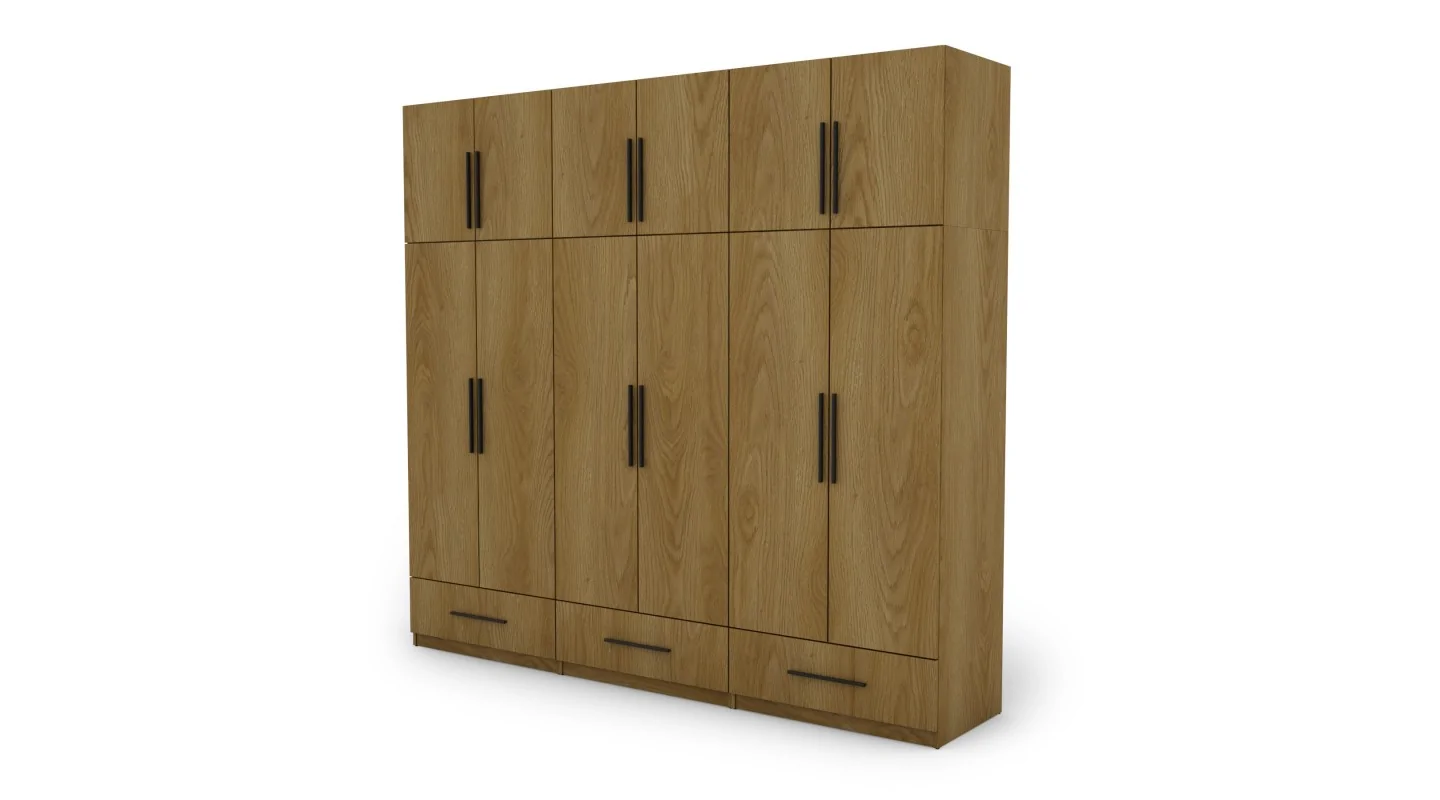 Szafa 260x240 cm dąb karmel – Altivar | eMeblast