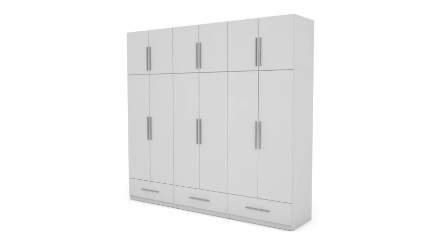Szafa 260x240 cm biała – Altivar | eMeblast Szafa 260x240 cm biała – Altivar | eMeblast