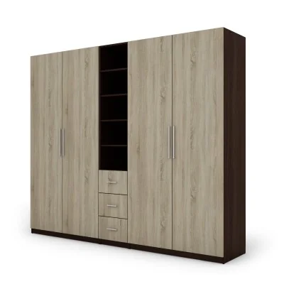 Szafa 260x220 cm sonoma ciemna jasna – Orvian | eMeblast