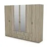 Szafa 240x220 cm z lustrem sonoma jasna – Torven