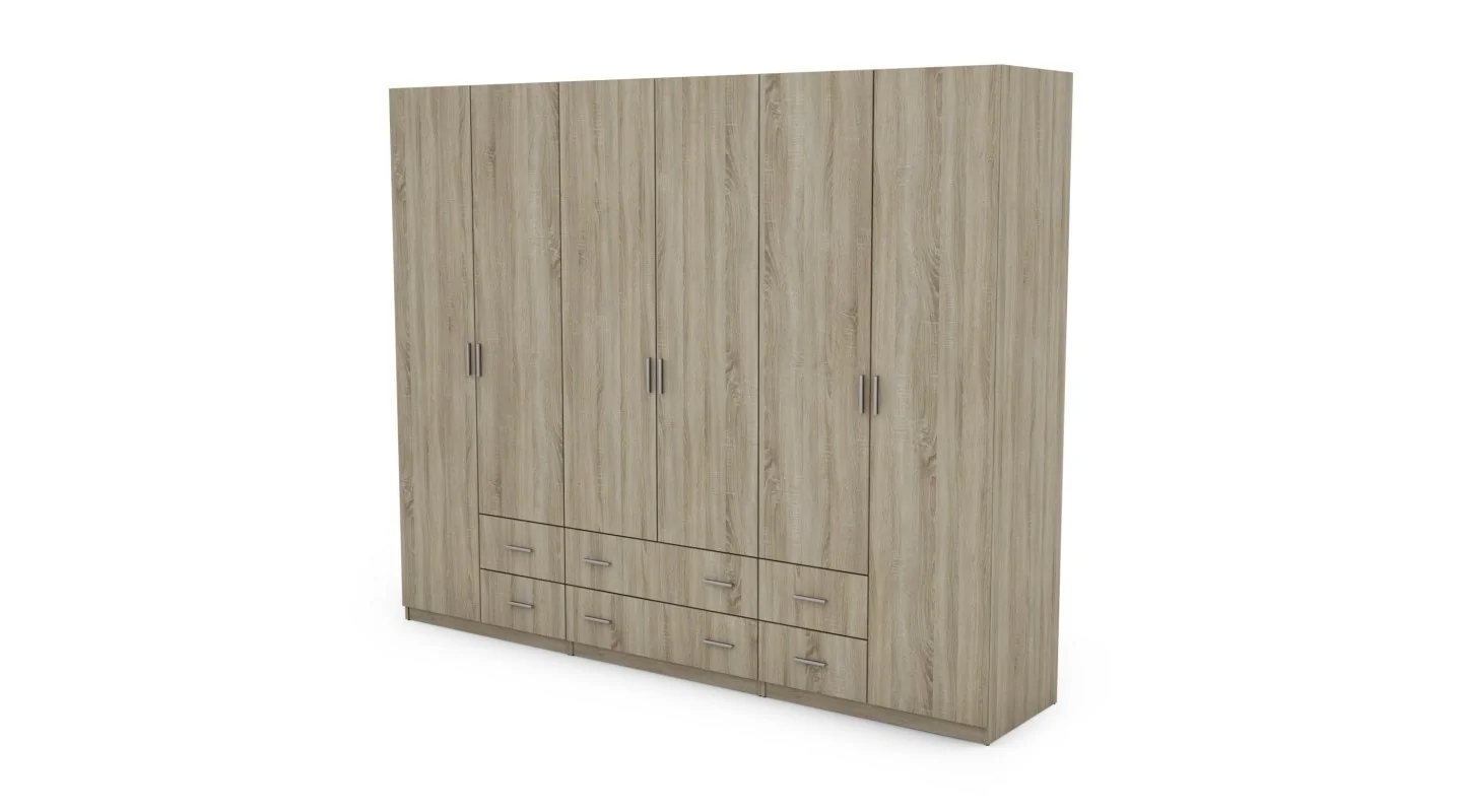 Szafa 240x220 cm sonoma jasna – Torven | eMeblast