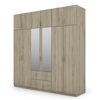 Szafa 222x230 cm sonoma jasna lustro – Altis | eMeblast