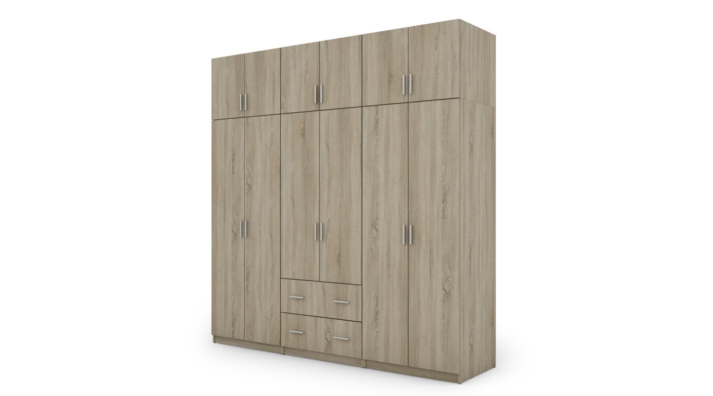 Szafa 222x230 cm sonoma jasna – Altis | eMeblast Szafa 222x230 cm sonoma jasna – Altis | eMeblast