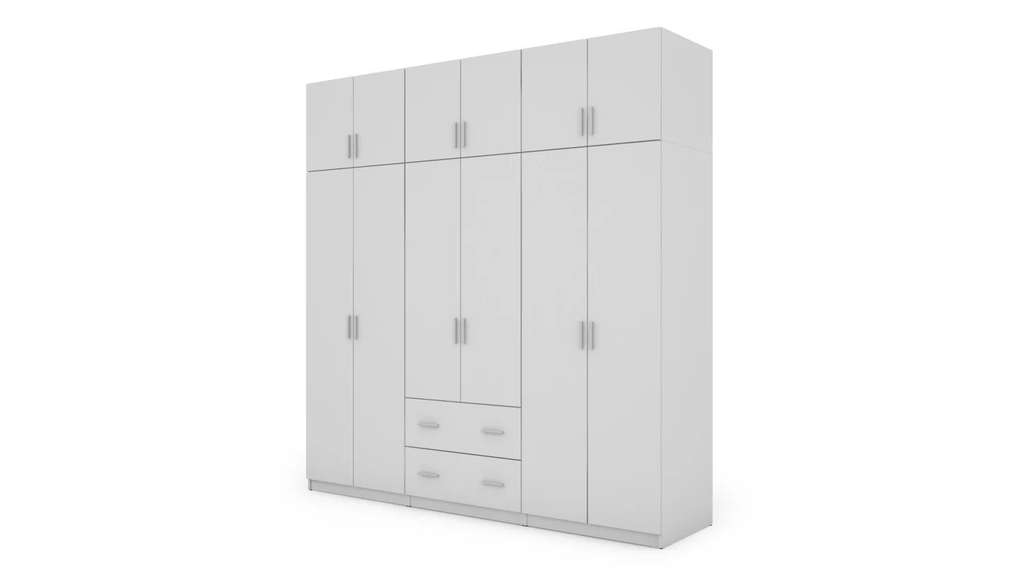 Szafa 222x230 cm biała – Altis | eMeblast