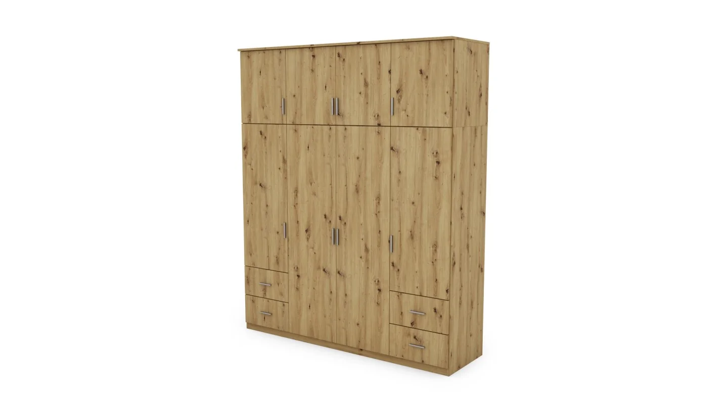 Szafa 200x242 cm dąb artisan – Arden | eMeblast