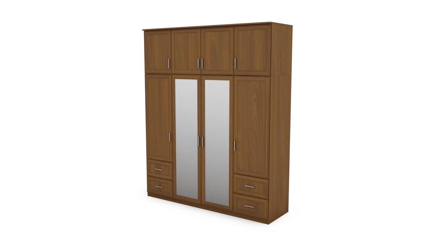 Szafa 200x242 cm wiśnia porto lustro – Arden | eMeblast
