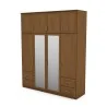 Szafa 200x242 cm z lustrem wiśnia porto – Arden
