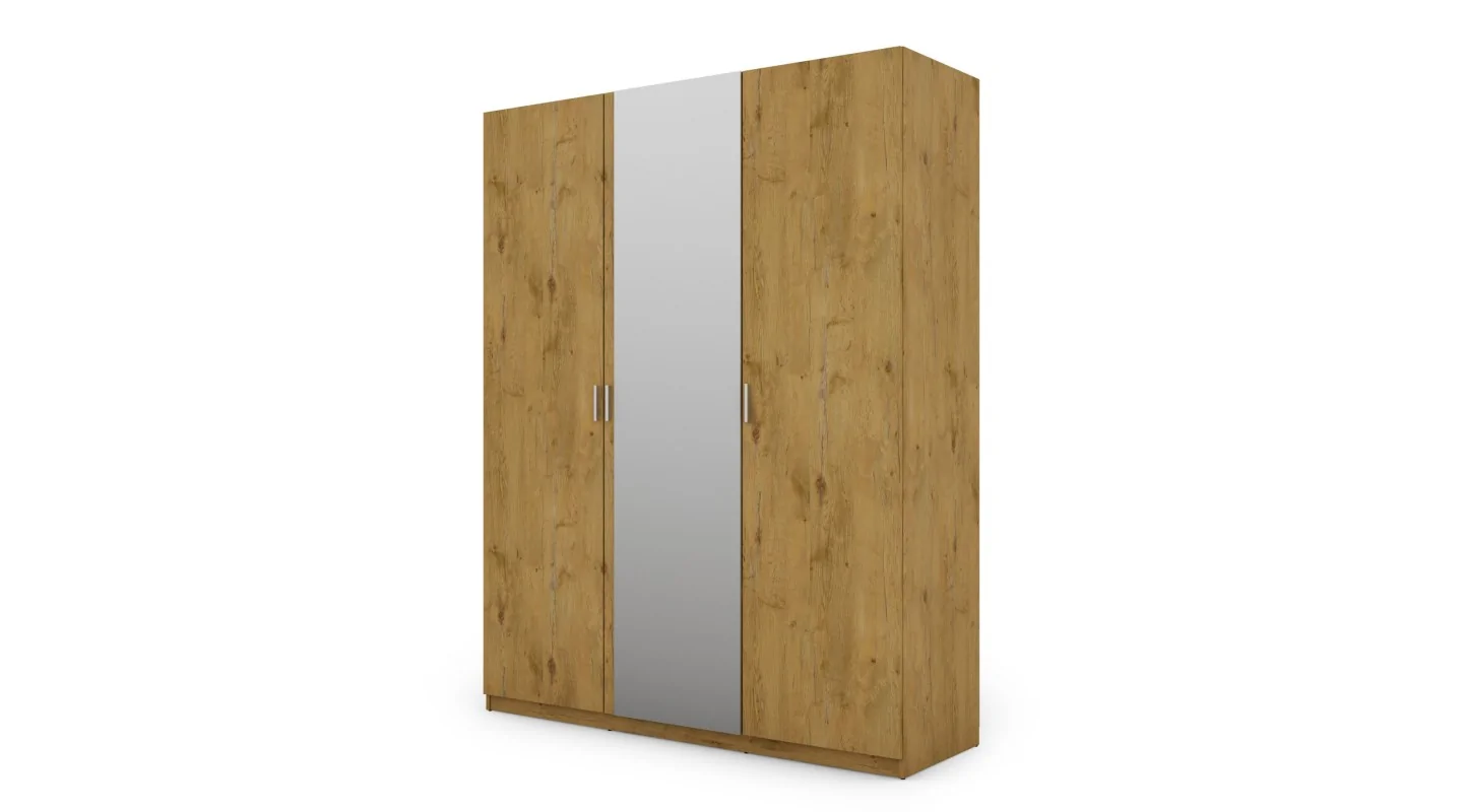 Szafa 180x230 cm dąb lancelot lustro – Aven | eMeblast