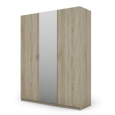 Szafa 180x230 cm sonoma jasna lustro – Aven | eMeblast