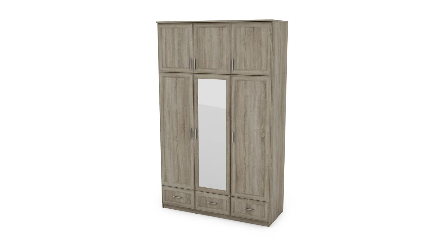 Szafa 150x242 cm sonoma jasna lustro – Vento | eMeblast Szafa 150x242 cm sonoma jasna lustro – Vento | eMeblast