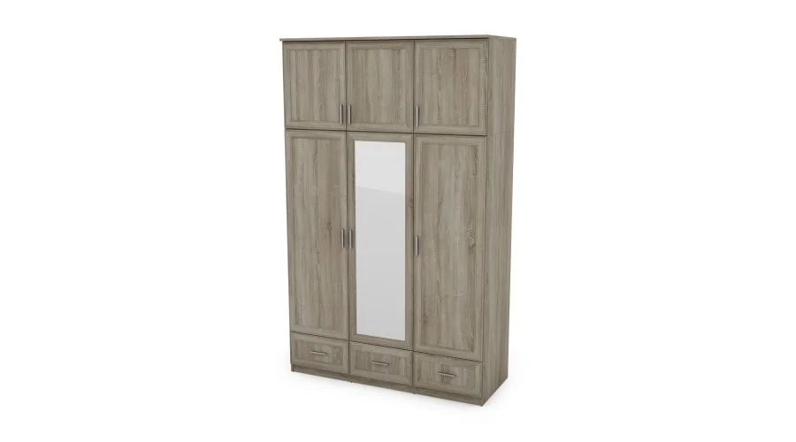 Szafa 150x242 cm sonoma jasna lustro – Vento | eMeblast Szafa 150x242 cm sonoma jasna lustro – Vento | eMeblast