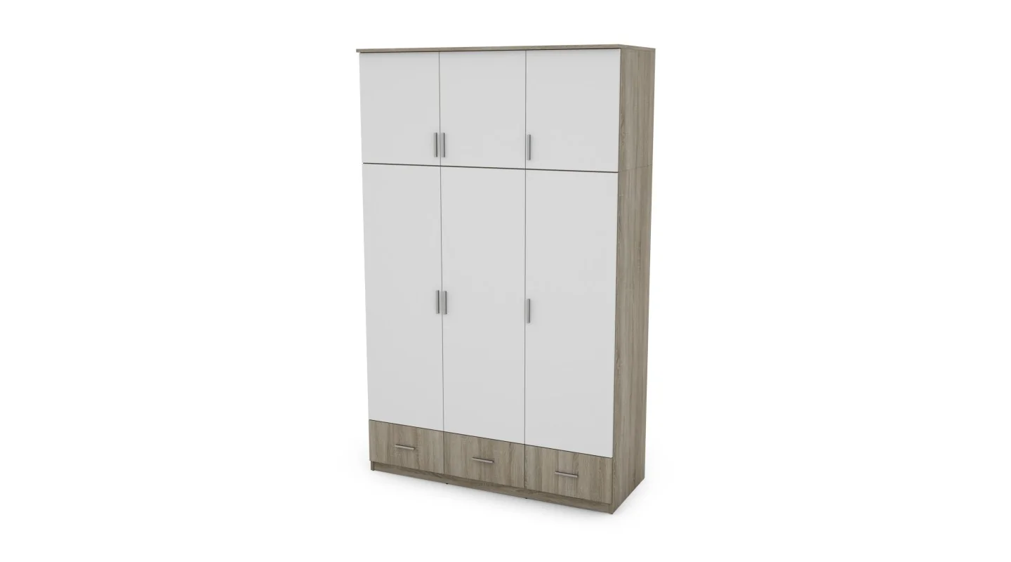 Szafa 150x242 cm sonoma jasna biel – Vento | eMeblast