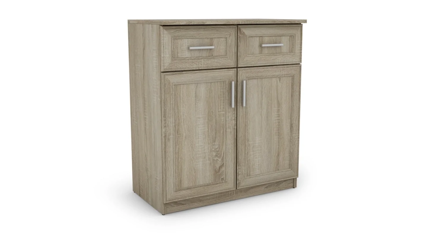 Komoda z drzwiczkami i szufladami 80 cm Sonoma Jasna – Optima