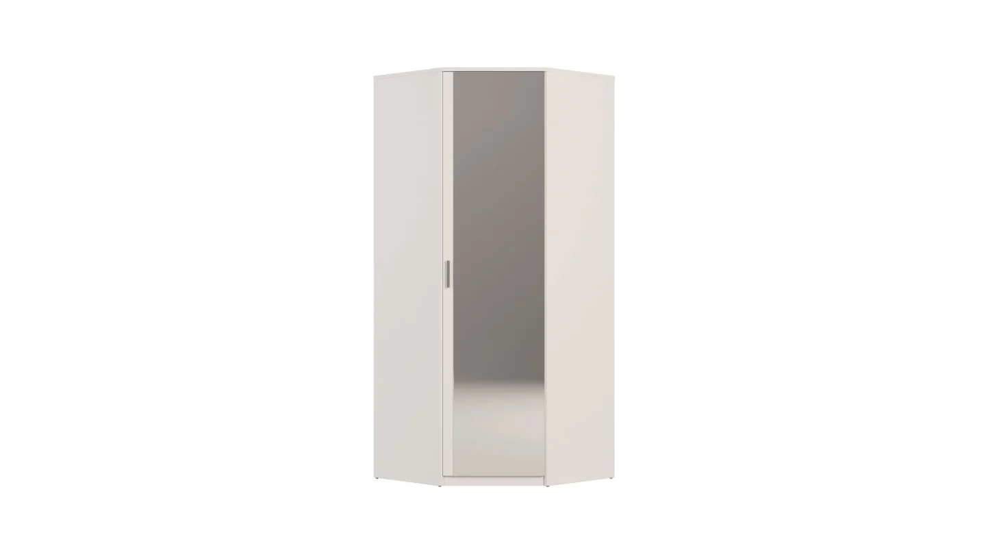 Szafa narożna 85x85 cm lustro biel – Vena | eMeblast Szafa narożna 85x85 cm lustro biel – Vena | eMeblast