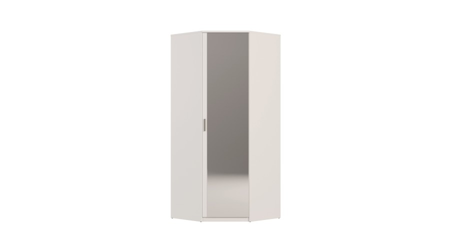 Szafa narożna 85x85 cm lustro biel – Vena | eMeblast