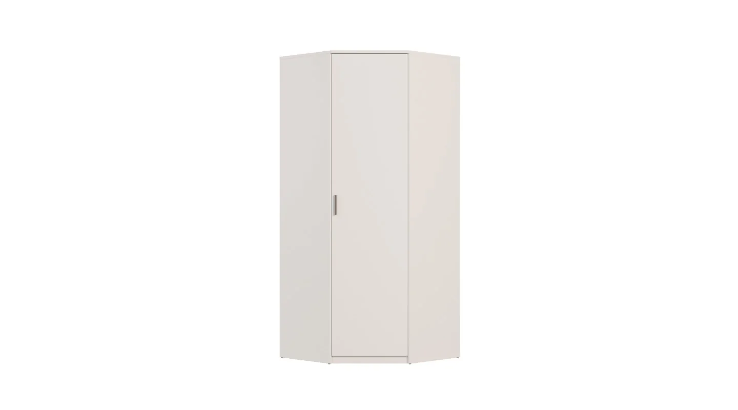 Szafa narożna 85x85 cm biel – Vena | eMeblast Szafa narożna 85x85 cm biel – Vena | eMeblast