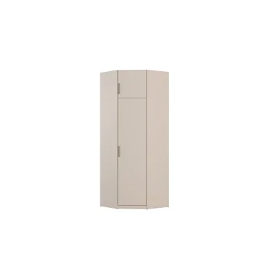 Szafa narożna modułowa 89x245 cm z drążkiem i półkami – System MAX Premium| e-Meblast