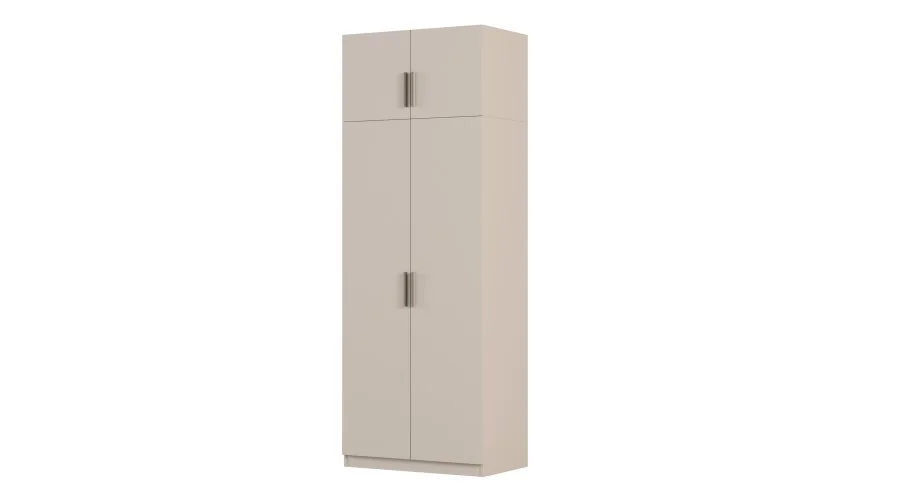 Szafa modułowa 90x245 cm z drążkiem i półkami – System MAX Premium| e-Meblast Szafa modułowa 90x245 cm z drążkiem i półkami – System MAX Premium| e-Meblast