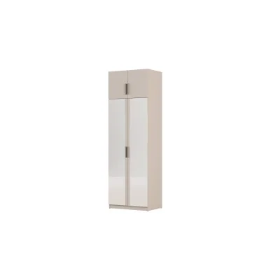 Szafa modułowa 80x245 cm z lustrami i półkami – System MAX Premium | e-Meblast
