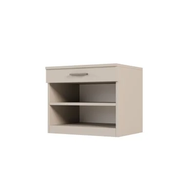 Siedzisko modułowe 80x50 cm z szufladą i półką – System MAX Premium| e-Meblast