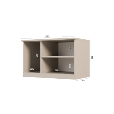 Siedzisko modułowe 80x50 cm z zamykaną przestrzenią do przechowywania – System MAX Premium | e-Meblast