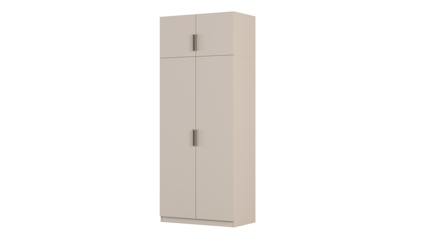 Szafa modułowa 100x245 cm z drążkiem i półkami – System MAX Premium| e-Meblast Szafa modułowa 100x245 cm z drążkiem i półkami – System MAX Premium| e-Meblast