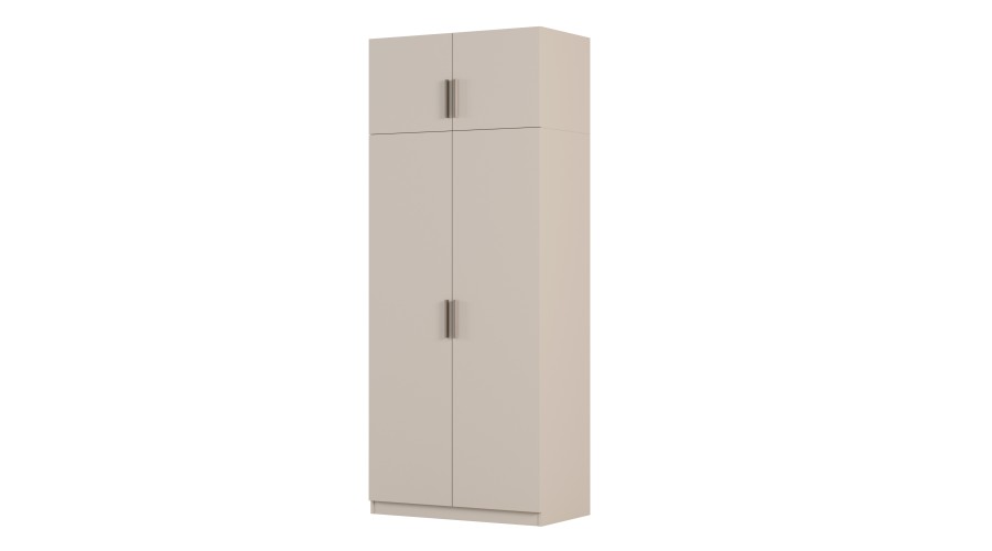 Szafa modułowa 100x245 cm z drążkiem i półkami – System MAX Premium| e-Meblast Szafa modułowa 100x245 cm z drążkiem i półkami – System MAX Premium| e-Meblast