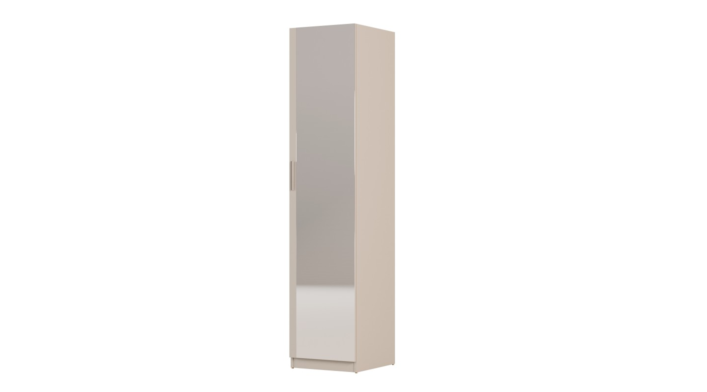 Szafa modułowa 50x225 cm z lustrem, półkami - MAX Premium "P" Szafa modułowa 50x225 cm z lustrem, półkami - MAX Premium "P"