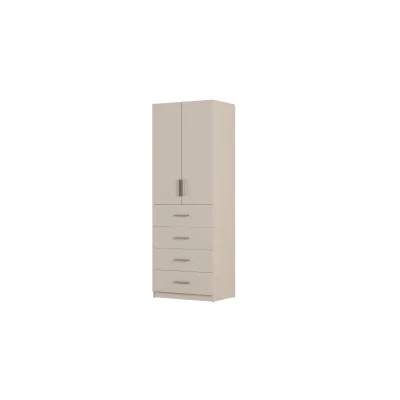 Szafa modułowa 80x225 cm z półkami i szufladami - System MAX Premium