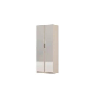 Szafa modułowa 90x225 cm z półkami i drążkami - System MAX Premium