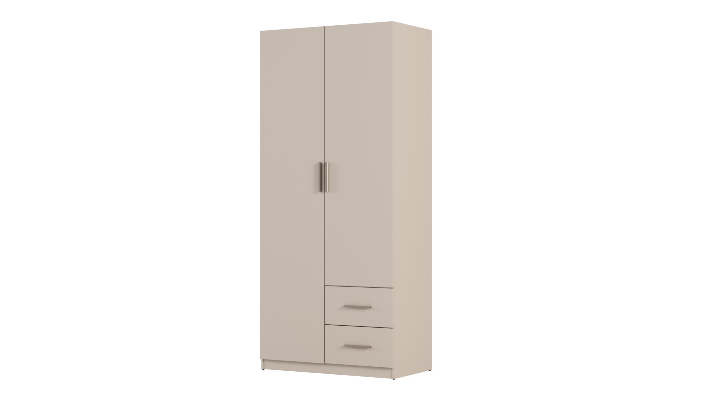 Szafa modułowa 100cm MAX Premium B - drążek, szuflady, półki